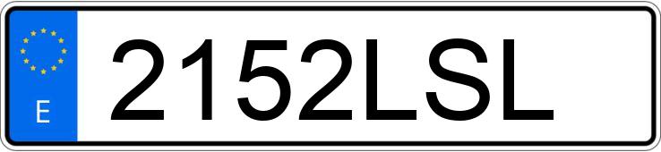 Numer rejestracyjny 2152LSL posiada BMW SERIE 3 F34 GRAN TURISMO 320D XDRIVE SPORT