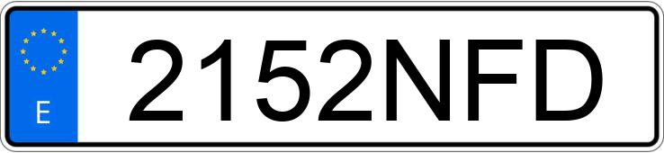 Numer rejestracyjny 2152NFD posiada RENAULT TRAFIC Numer rejestracyjny 2152NFD posiada RENAULT TRAFIC