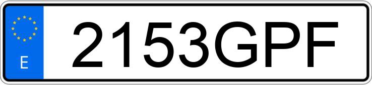 Numer rejestracyjny 2153GPF posiada NISSAN QASHQAI