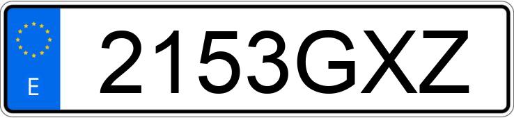 Numer rejestracyjny 2153GXZ posiada MERCEDES C (204)