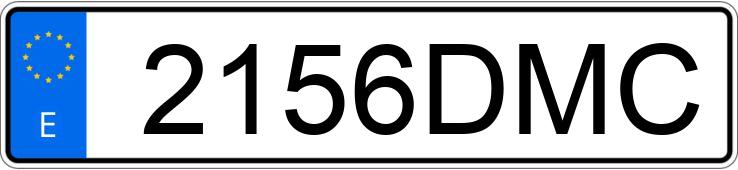 Numer rejestracyjny 2156DMC posiada CITROEN C2