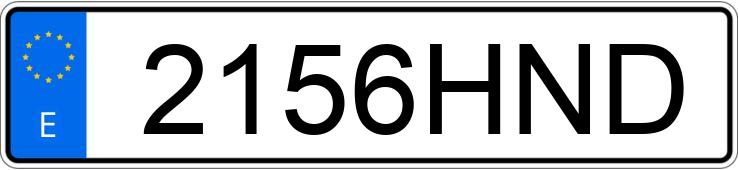 Numer rejestracyjny 2156HND posiada LOTUS ELISE