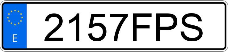 Le numéro d’enregistrement 2157FPS a BMW SERIE 5