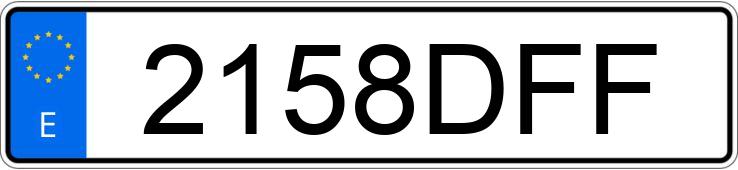 Numer rejestracyjny 2158DFF posiada RENAULT CLIO