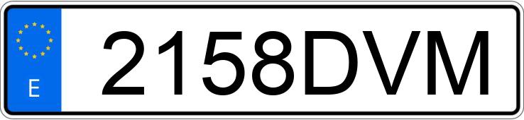 Numer rejestracyjny 2158DVM posiada SEAT IBIZA Numer rejestracyjny 2158DVM posiada SEAT IBIZA