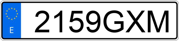 Numer rejestracyjny 2159GXM posiada FORD FOCUS