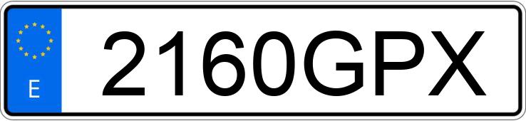 Numer rejestracyjny 2160GPX posiada PEUGEOT 308 Numer rejestracyjny 2160GPX posiada PEUGEOT 308