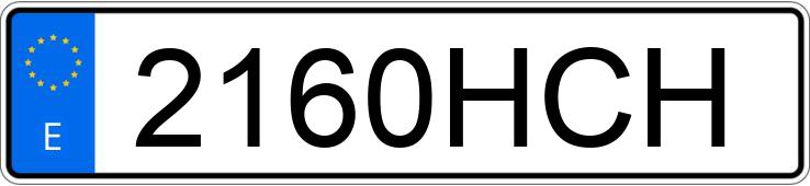 Numer rejestracyjny 2160HCH posiada FORD TOURNEO CONNECT