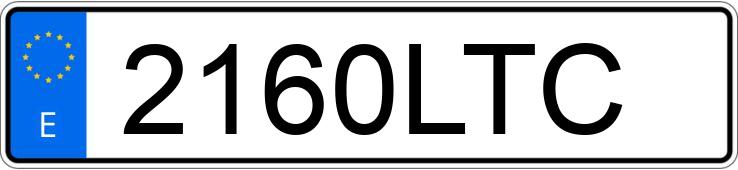 Numer rejestracyjny 2160LTC posiada NISSAN QASHQAI