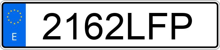 Numer rejestracyjny 2162LFP posiada OPEL VIVARO
