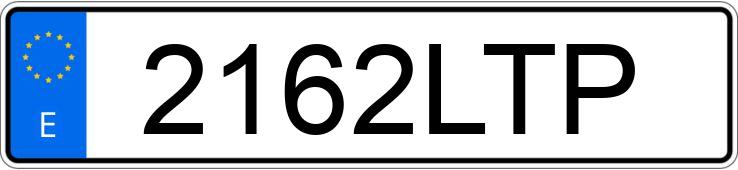 Numer rejestracyjny 2162LTP posiada HYUNDAI IONIQ