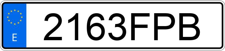 Numer rejestracyjny 2163FPB posiada SEAT LEON Numer rejestracyjny 2163FPB posiada SEAT LEON