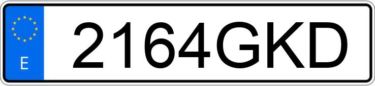 Numer rejestracyjny 2164GKD posiada BMW SERIE 3