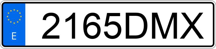 Numer rejestracyjny 2165DMX posiada CITROEN XANTIA