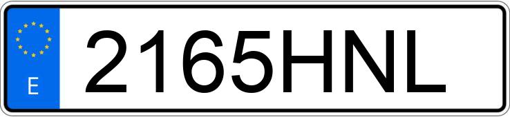 Numer rejestracyjny 2165HNL posiada SYM HD 200