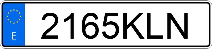 Numer rejestracyjny 2165KLN posiada MERCEDES GLC (253)