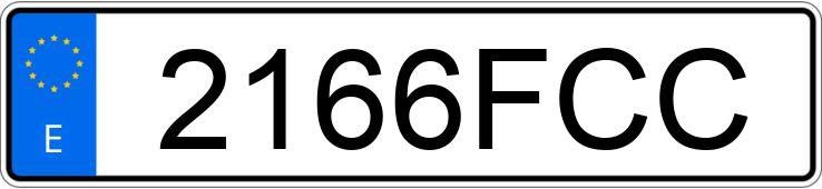Numer rejestracyjny 2166FCC posiada PEUGEOT 307