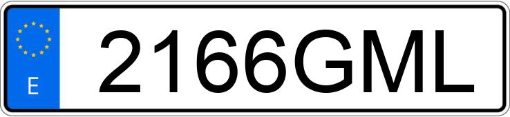 Numer rejestracyjny 2166GML posiada PEUGEOT 207