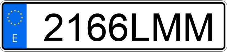 Numer rejestracyjny 2166LMM posiada VOLKSWAGEN GOLF