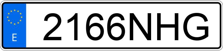 Numer rejestracyjny 2166NHG posiada HONDA CIVIC