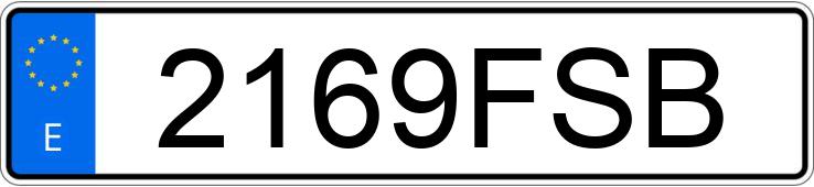 Numer rejestracyjny 2169FSB posiada SEAT IBIZA Numer rejestracyjny 2169FSB posiada SEAT IBIZA