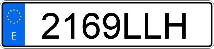 Registreringsnummeret 2169LLH har BMW SERIE 3