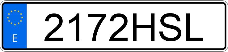 Numer rejestracyjny 2172HSL posiada RENAULT KANGOO