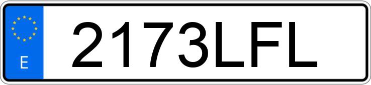 Numer rejestracyjny 2173LFL posiada AUDI Q5