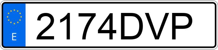 Numer rejestracyjny 2174DVP posiada BMW SERIE 3