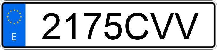 Numer rejestracyjny 2175CVV posiada MERCEDES E (211)