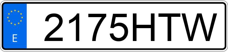 Numer rejestracyjny 2175HTW posiada FORD FOCUS