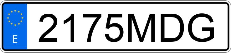 Numer rejestracyjny 2175MDG posiada YAMAHA MT 09