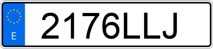 Numer rejestracyjny 2176LLJ posiada DACIA DOKKER