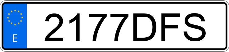 Numer rejestracyjny 2177DFS posiada PEUGEOT 206 Numer rejestracyjny 2177DFS posiada PEUGEOT 206