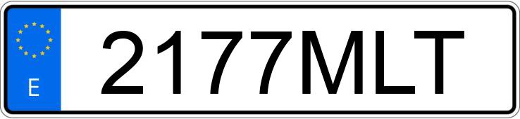 Numer rejestracyjny 2177MLT posiada ALFA AC