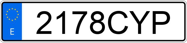 Numer rejestracyjny 2178CYP posiada VOLKSWAGEN PASSAT