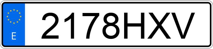 Numer rejestracyjny 2178HXV posiada HYUNDAI IX 35