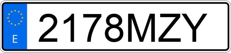 Numer rejestracyjny 2178MZY posiada SEAT ARONA Numer rejestracyjny 2178MZY posiada SEAT ARONA