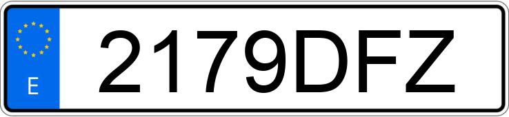Registreringsnummeret 2179DFZ har OPEL ASTRA