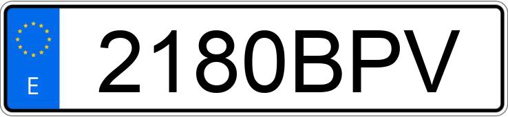 Numer rejestracyjny 2180BPV posiada VOLVO FL6