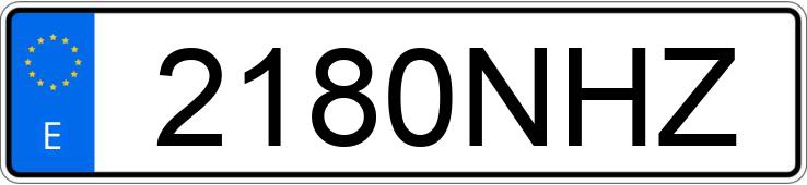 Numer rejestracyjny 2180NHZ posiada VOLKSWAGEN POLO