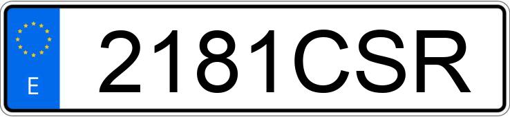 Numer rejestracyjny 2181CSR posiada SEAT LEON