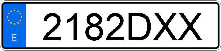 Numer rejestracyjny 2182DXX posiada RENAULT MEGANE Numer rejestracyjny 2182DXX posiada RENAULT MEGANE