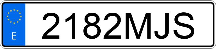 Numer rejestracyjny 2182MJS posiada MERCEDES CLA (118)