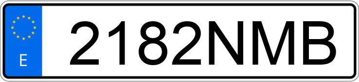 Numer rejestracyjny 2182NMB posiada NISSAN QASHQAI