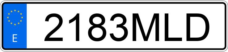 Numer rejestracyjny 2183MLD posiada LAND ROVER DISCOVERY SPORT