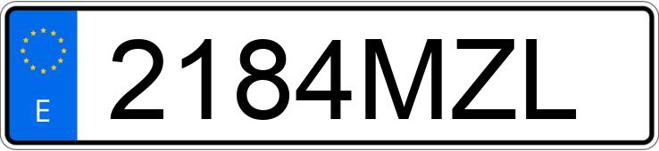 Numer rejestracyjny 2184MZL posiada KTM RC