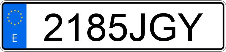 Numer rejestracyjny 2185JGY posiada RENAULT PREMIUM