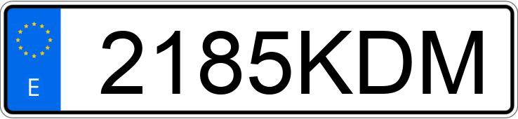 Numer rejestracyjny 2185KDM posiada FORD CUSTOM Numer rejestracyjny 2185KDM posiada FORD CUSTOM