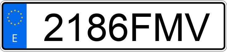 Numer rejestracyjny 2186FMV posiada PEUGEOT 407